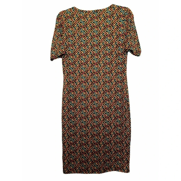 LulaRoe Julia Geometric Print Boho Dress Size Small NEW - Picture 2 of 6